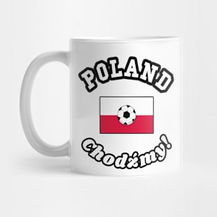 ⚽ Poland Soccer, Czerwony Orły, Let's Go! Chodźmy! Team Spirit Mug